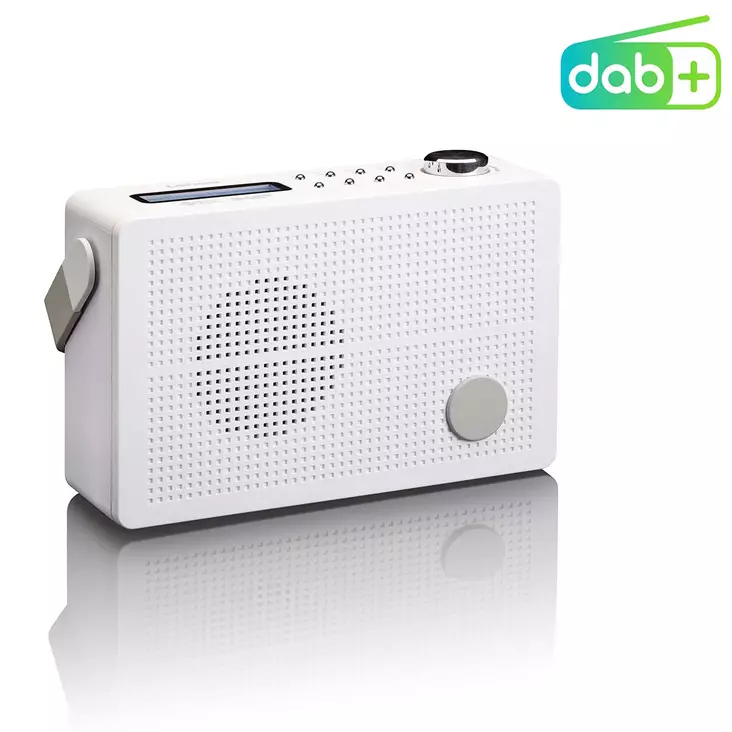 Bärbar DAB+/FM-radio med alarmfunktion Vit - Radioapparater - 8711902035725 - 25