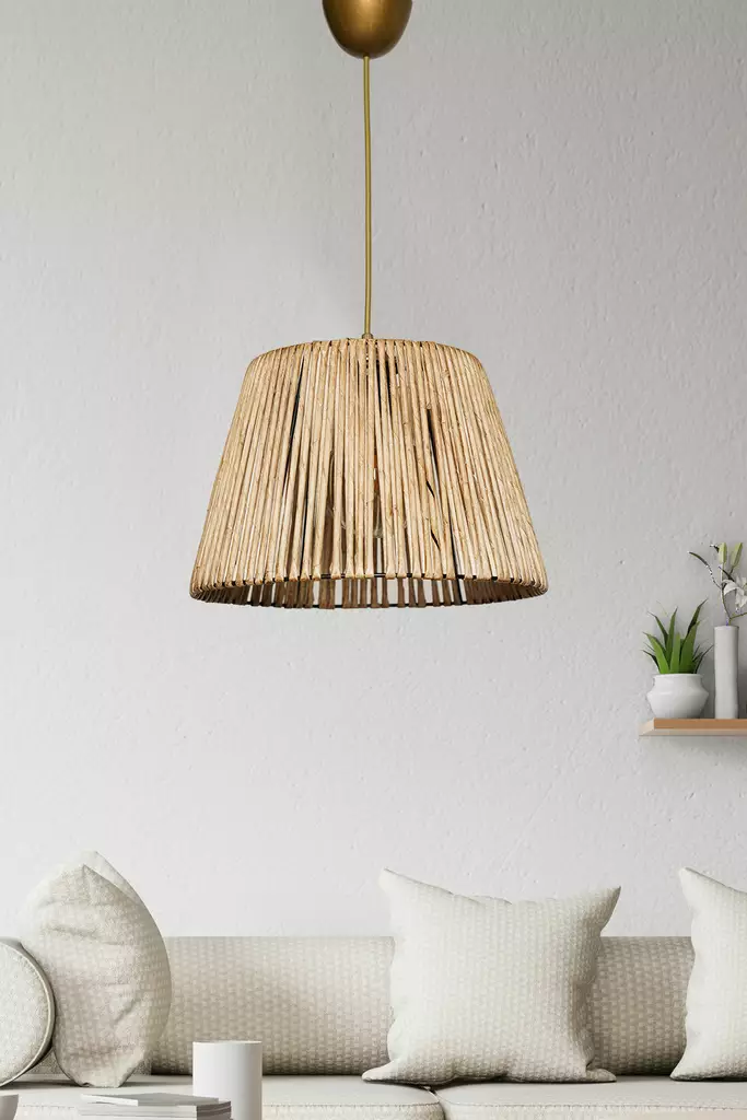 Taklampa Opviq SP146 Natur Plast 30 x 70 cm - Tak- och vägglampor - 8683342848015 - 1