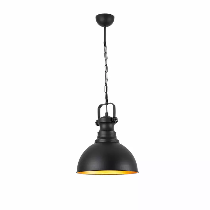 Taklampa Opviq Sa?lam Svart Metall Trä 31 x 85 cm - Tak- och vägglampor - 8683342388795 - 1