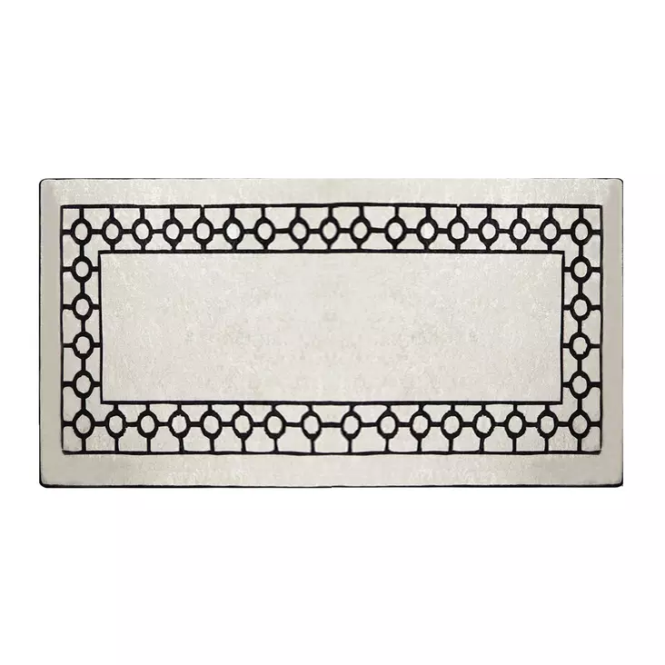 Gångmatta Conceptum Hypnose Bague Ecru Polyester 80x200 cm - Små mattor och gångmattor - 8682870898455 - 1