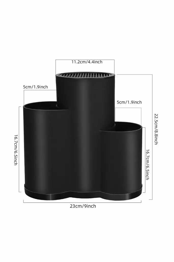 Köksorganisatör Hermia Svart Plast 22x12 cm - Dagliga köksartiklar - 8684282896555 - 1