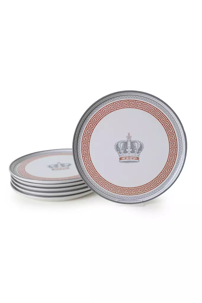 Serveringsfat Set Hermia Vit Keramik 6 Delar - Serveringsfat - 8684282802365 - 1