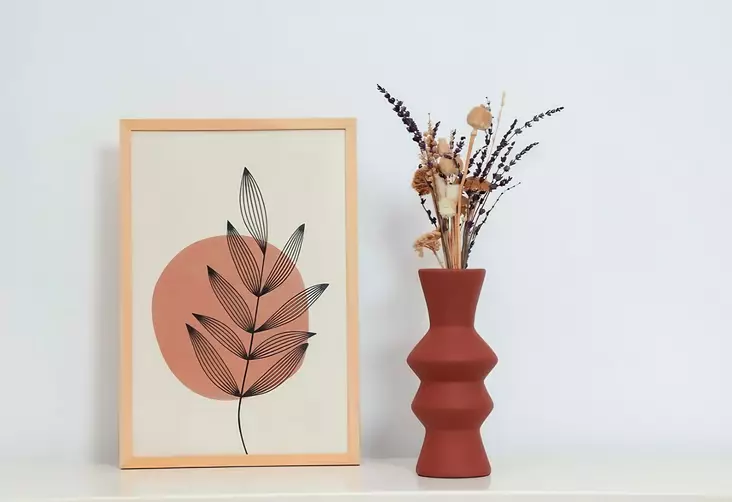 Vas Aberto Design CY0179 Tegelröd Keramik 11x29x11 cm - Hängande blomkrukor och vaser - 8684282979685 - 1