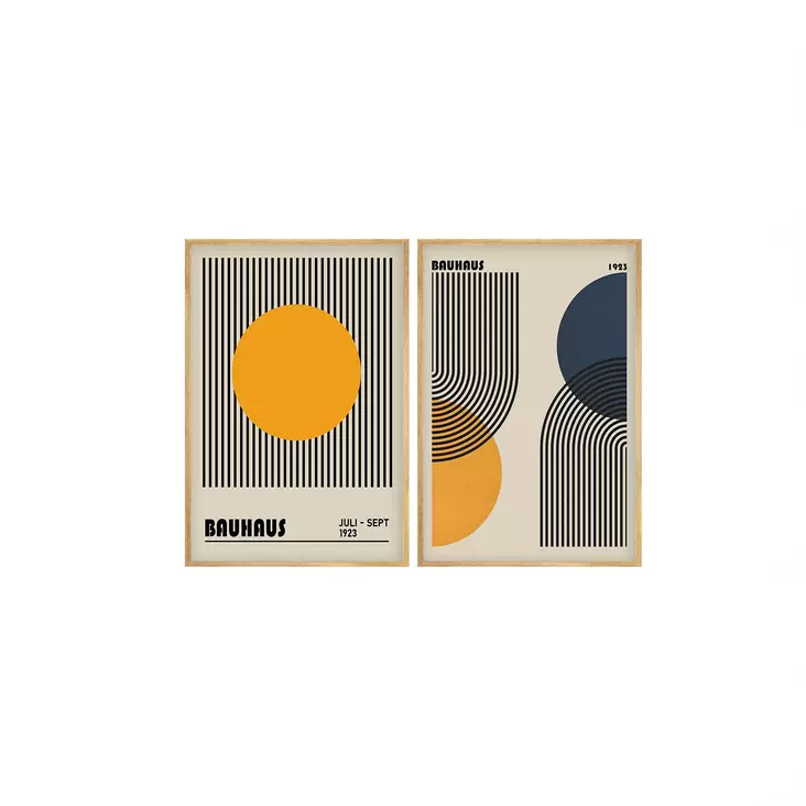 Inramad MDF-tavla Wallxpert Flerfärgad MDF 20x30 cm 2 Delar - Tavlor och ramar - 8684282976035 - 1