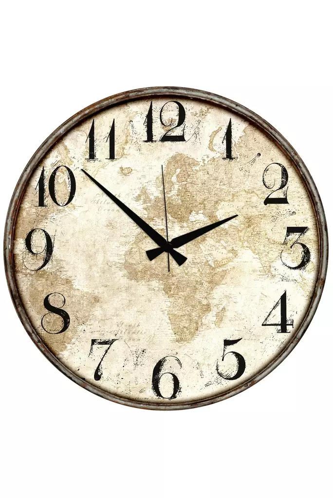 Väggklocka Wallity Flerfärgad MDF 50x50 cm 1 Del - Väggklockor - 8684283517725 - 1