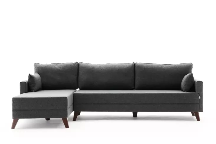 Hörnsoffa Atelier del Sofa Bella Antracit Polyester 275x81x85 cm - Soffor - 8682870815605 - 1