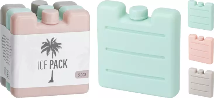 Kylklampar i PE 3-pack 100 ml kpl - Kylväskor och termosar - 8721037393065 - 1