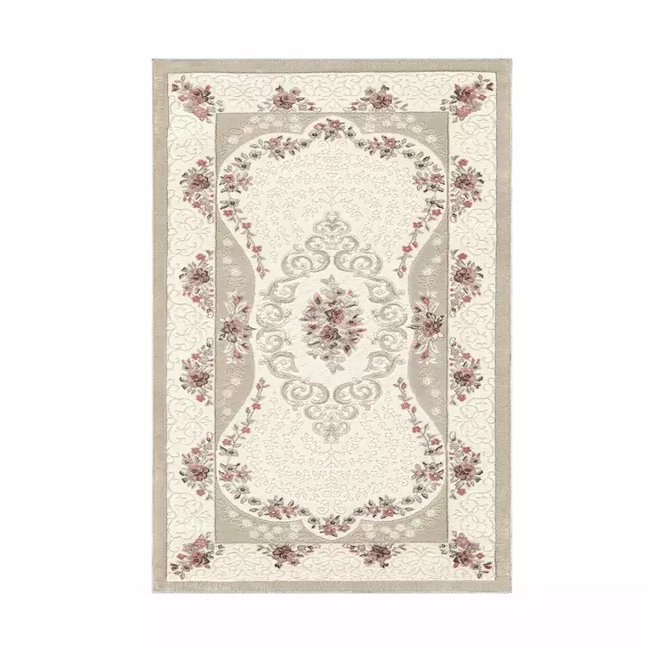 Badrumsmatta Set Mijölnir Flerfärgad 100% Polyester Halkfri Antibakteriell 50x60 cm & 60x100 cm - Badrumsmattor och våtrumsmattor - 8683342420525 - 1