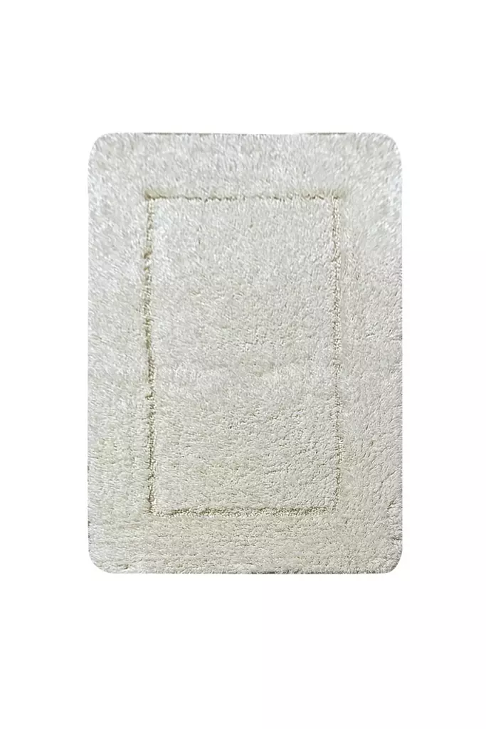 Lyxigt badmatteset (2 st), ecru, 60 x 100 cm och 50 x 60 cm, mjukt, lyxigt - Badrumsmattor och våtrumsmattor - 8683743364305 - 1