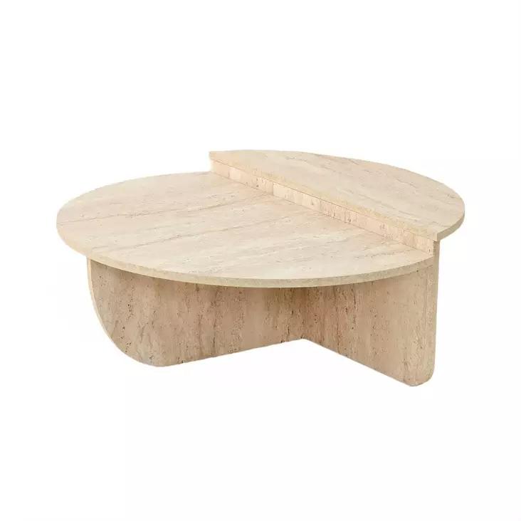 Soffbord Hanah Home Podium Travertin Spånskiva 90x35 cm - Soffbord - 8684283059195 - 1