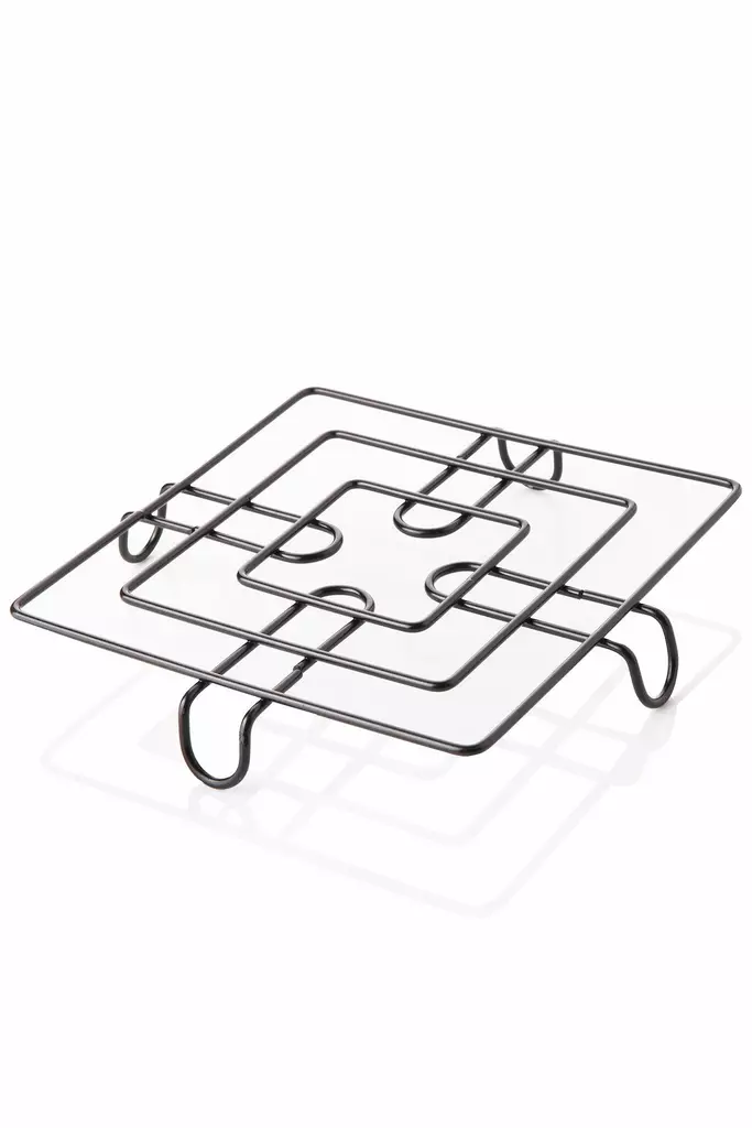 Grytunderlägg Hermia Svart Metall 22x22 cm - Stekpannor - 8683342788335 - 1