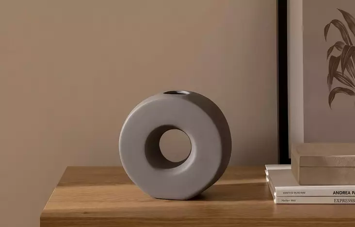 Vas Aberto Design CY0166 Mink Keramik 20x8x19 cm - Hängande blomkrukor och vaser - 8684282979555 - 1