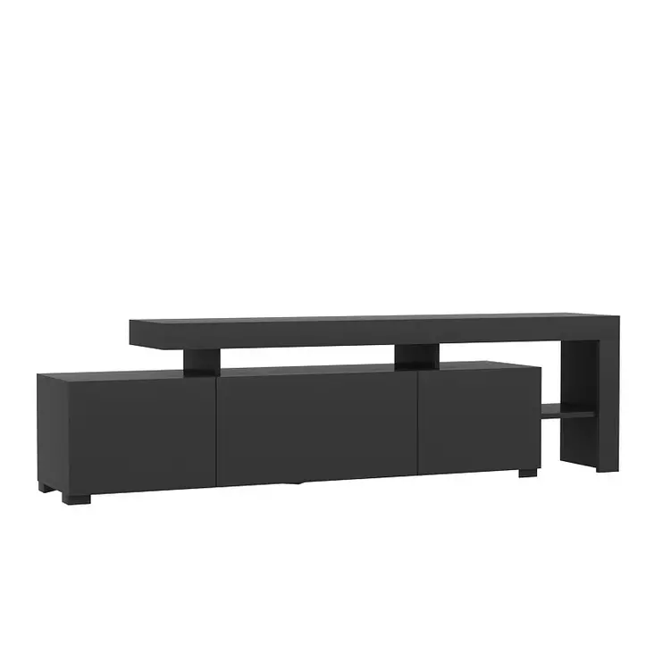 TV-bänk Hanah Home Beliz Antracit Spånskiva 192x53x37 cm - TV-bänkar - 8683342170505 - 1