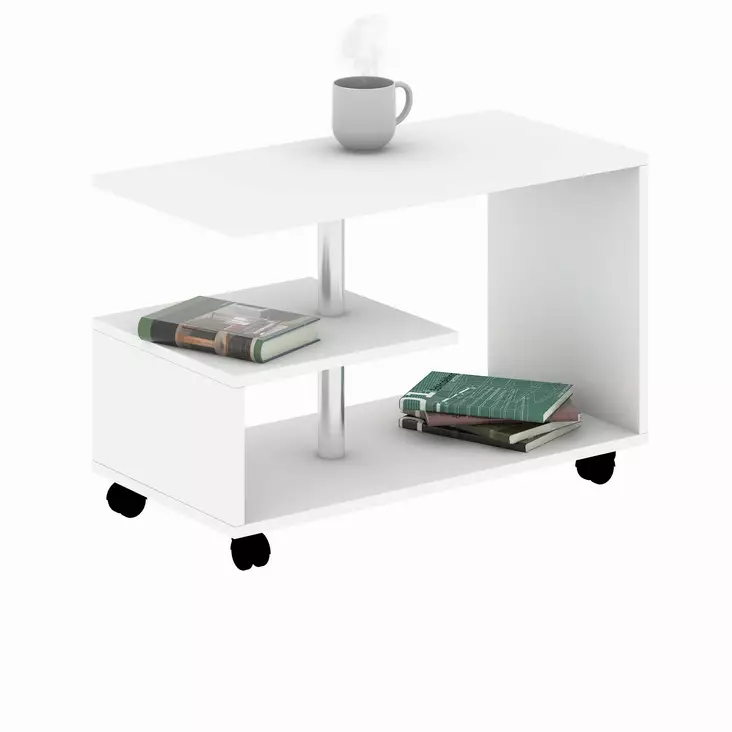 Soffbord Hanah Home Karanfil Vit Spånskiva 80x52,5x40 cm - Soffbord - 8681181622605 - 1