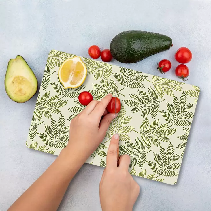 Skärbräda Hermia Flerfärgad Glas 20x30 cm - Köksredskap - 8684283727575 - 1