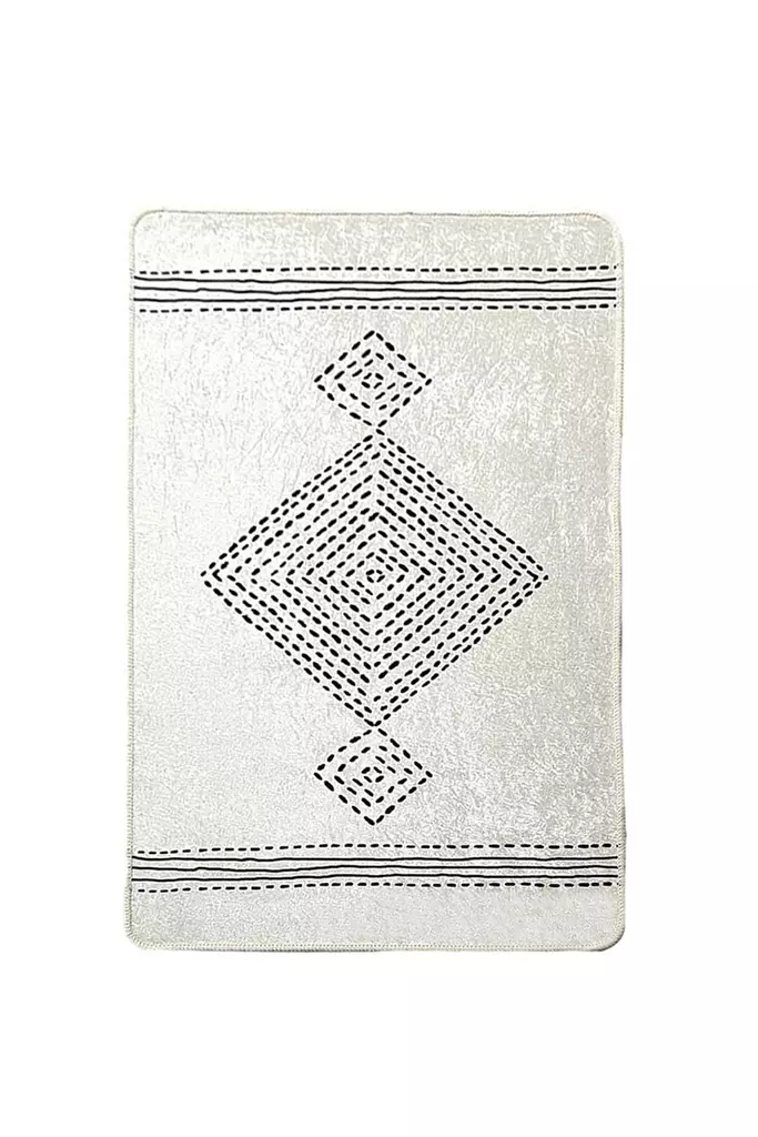 Badrumsmatta Mijölnir Flerfärgad 100% Polyester Antibakteriell Halkfri 70x120 cm - Badrumsmattor och våtrumsmattor - 8683342800655 - 1