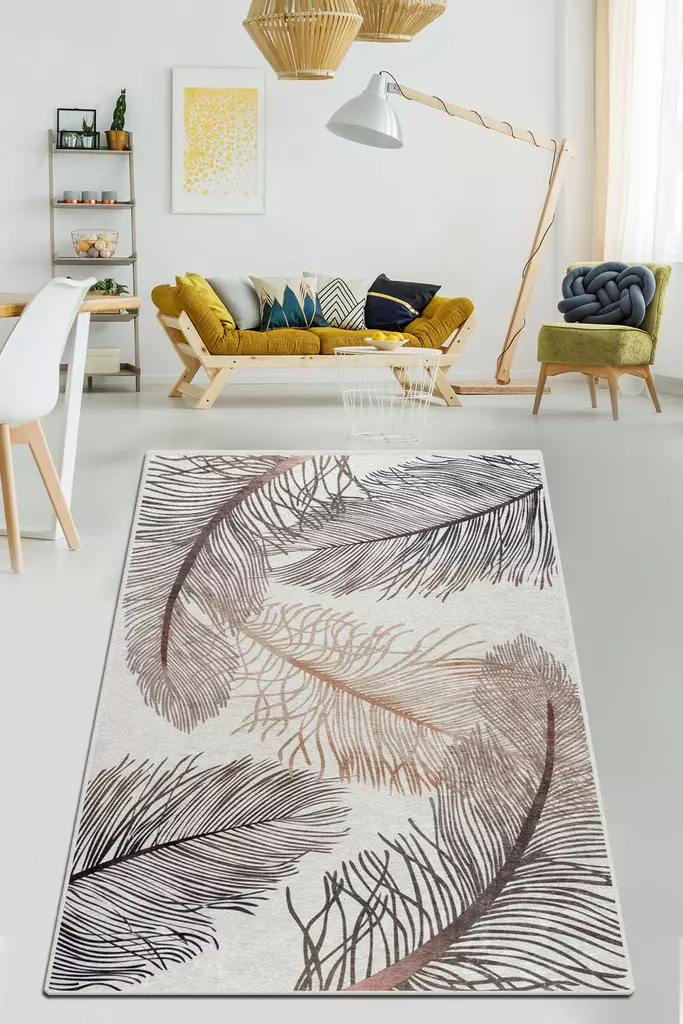 Matta Conceptum Essiccato Djt Flerfärgad Polyester 80x120 cm - Små mattor och gångmattor - 8682870876095 - 1