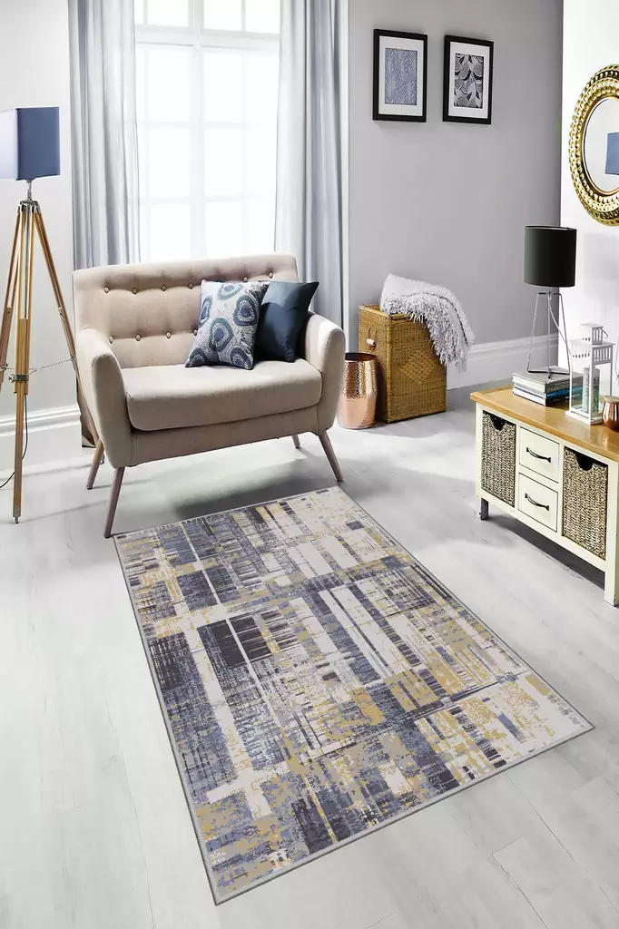 Gångmatta Conceptum Exfab323 Flerfärgad Polyester 80x200 cm - Små mattor och gångmattor - 8681875931655 - 1