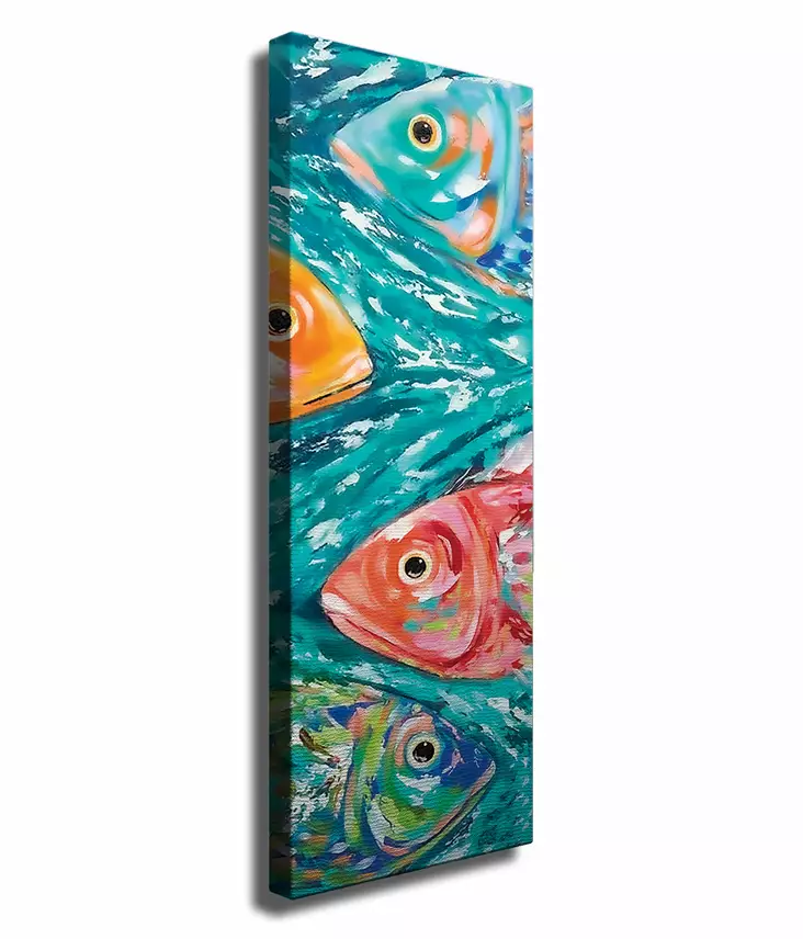 Canvastavla Wallity Flerfärgad Bomull/Polyester 30x80 cm - Tavlor och ramar - 8683342998635 - 1