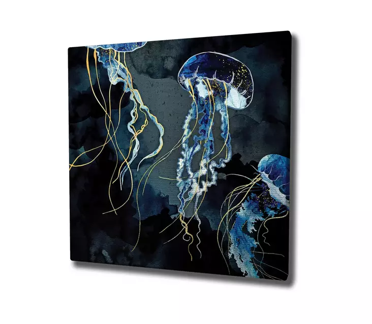 Canvastavla Wallity Flerfärgad Bomull/Polyester 45x45 cm - Tavlor och ramar - 8684282685555 - 1