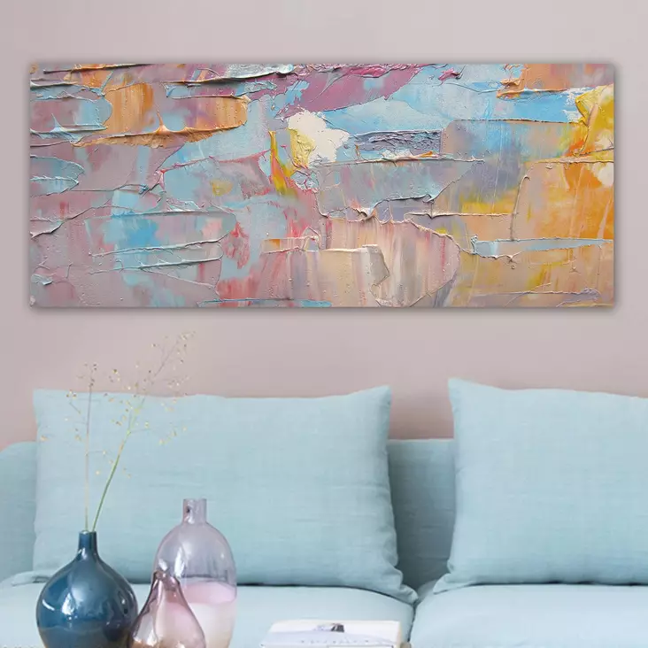 Canvastavla Wallity Flerfärgad Canvas 50x120 cm - Tavlor och ramar - 8682870433465 - 1