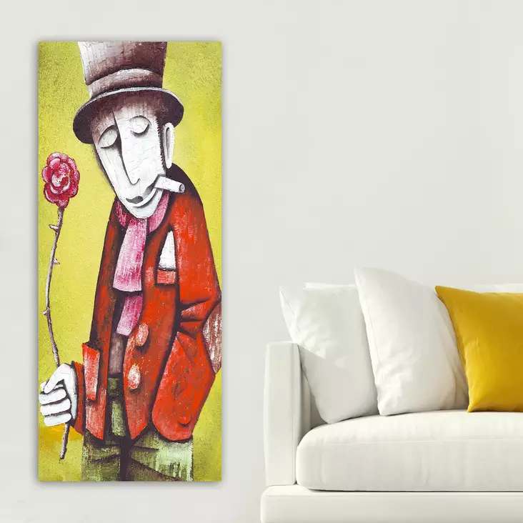 Canvastavla Wallity Flerfärgad Canvas 50x120 cm - Tavlor och ramar - 8682870436565 - 1