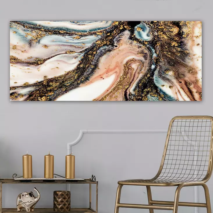 Canvastavla Wallity Flerfärgad Canvas 50x120 cm - Tavlor och ramar - 8682870429505 - 1