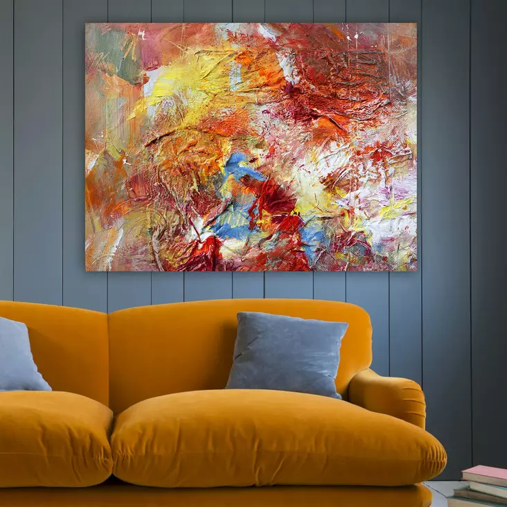 Canvastavla Wallity Flerfärgad Canvas 70x100 cm - Tavlor och ramar - 8682870224865 - 1