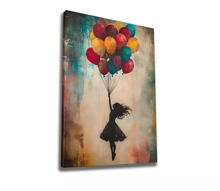 Canvastavla Wallity Flerfärgad Bomull/Polyester 70x100 cm - Tavlor och ramar - 8684283775095 - 1