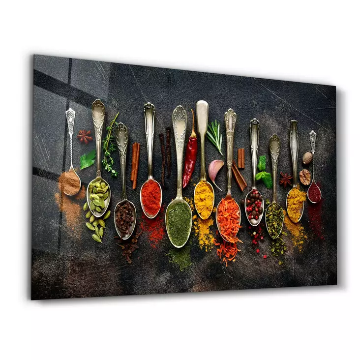 Glastavla Wallity Flerfärgad Glas 46x72 cm - Tavlor och ramar - 8684282917595 - 1