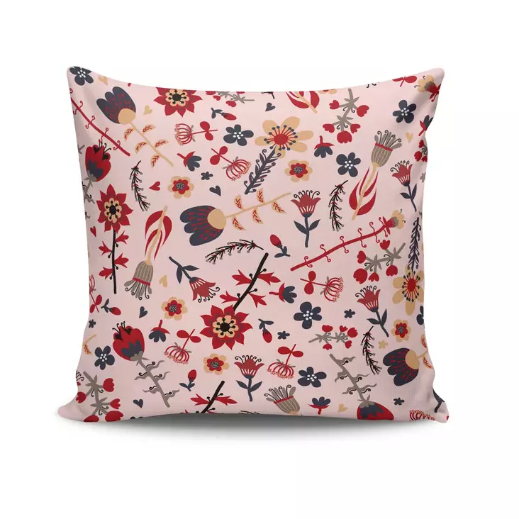 Kuddfodral Aberto Design NKRLNT052 Flerfärgad Bomull Polyester 43x43 cm - Prydnadskuddar - 8681181409305 - 1