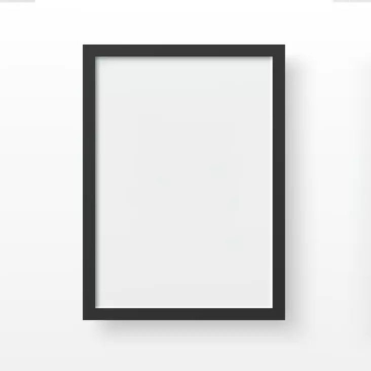 Ram Wallity Svart MDF A4 21x29,7 cm - Tavlor och ramar - 8683742574255 - 1