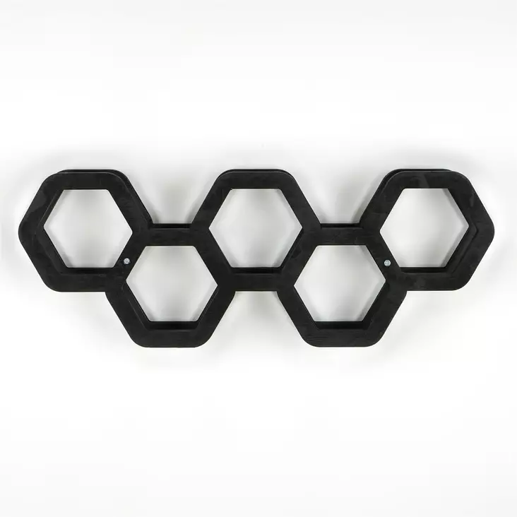 Toalettpappershållare Hanah Home Wc019 Svart Plywood 56x21x16 cm - Badrumstillbehör - 8683742881445 - 1