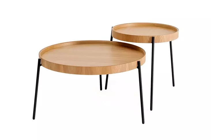 Nestingbord Hanah Home Ronda Natur MDF 70x40x70 cm 48x50x48 cm - Bord - 8684282438595 - 1