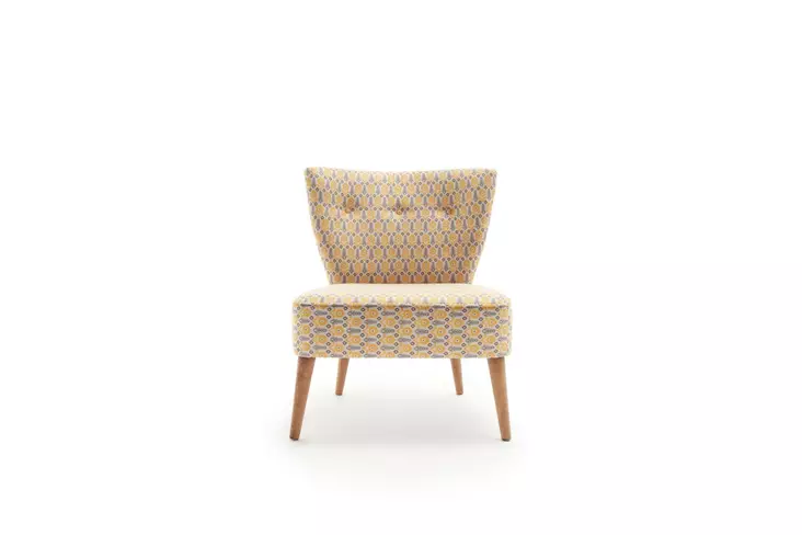 Öronlappsfåtölj Atelier del Sofa Papatya Multicolor Polyester 65x65x80 cm - Fåtöljer - 8682870763265 - 1