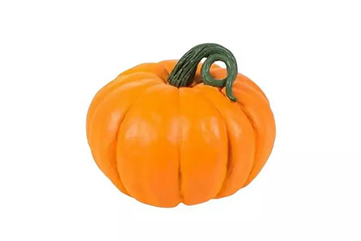 Dekorativ Objekt Aberto Design Kabak Orange Polyester 24x30x30 cm - Dekorationer, prydnadsföremål - 8684282698685 - 1