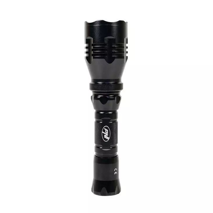 PNI Adventure FBW48 ficklampa med LED, 750lm, aluminium, 3000 mAh batteri, avstånd 450 meter, svart - Ficklampor - 5949066534065 - 1
