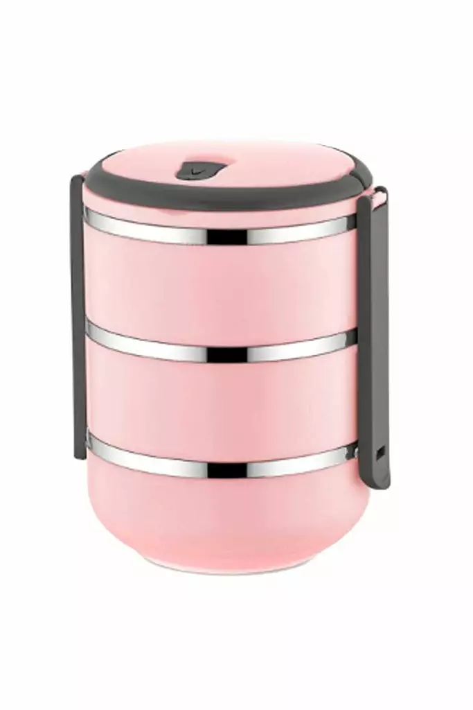 Matlåda Set Hermia Rosa Rostfritt Stål 3 Delar - Matlådor och matförvaringsbehållare - 8683342445825 - 1