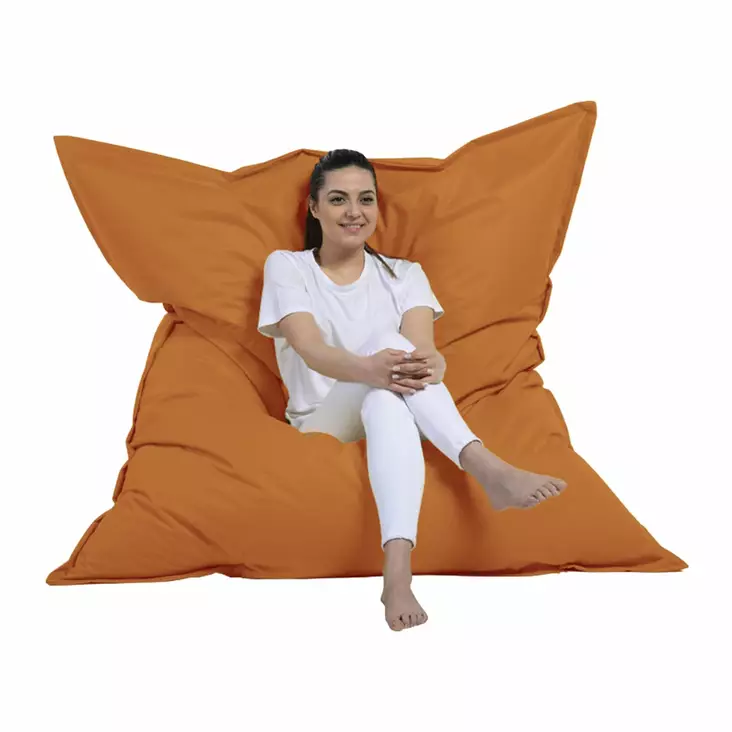 Sittsäck Atelier del Sofa Giant Cushion Orange Polyester 140x180 cm - Saccosäckar - 8683743040025 - 1