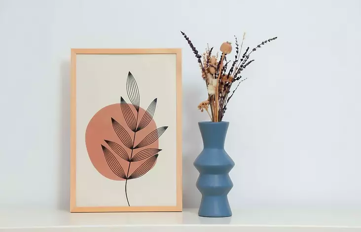 Vas Aberto Design CY0182 Blå Keramik 11x29x11 cm - Hängande blomkrukor och vaser - 8684282979715 - 1