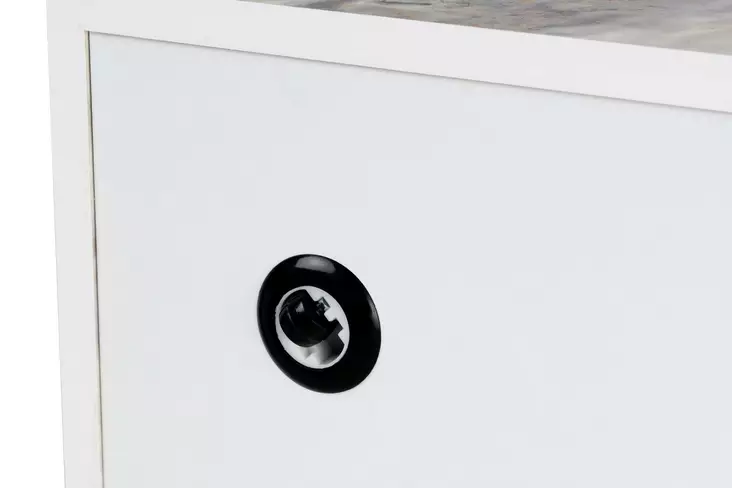 Soffbord Nordure Prizma Freesia Marmormönster MDF 90x35x90 cm - Soffbord - 8684282849445 - 1