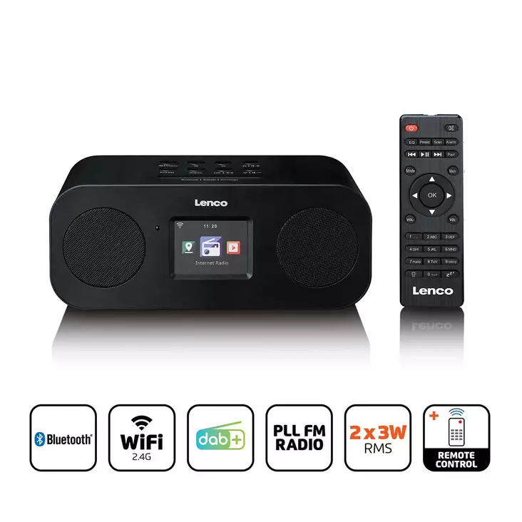 Stereo internetradio med DAB+, FM och Bluetooth® - Radioapparater - 8711902081845 - 1