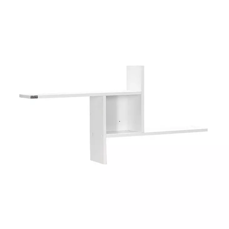 Vägghylla Hanah Home Raf04Dd1 Diamantvit Spånskiva 100x50x18 cm - Vägghyllor - 8684282178705 - 1