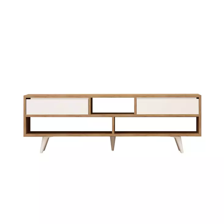 TV-bänk Hanah Home Glasgow Ek Spånskiva 140x52x35 cm - TV-bänkar - 8681875078275 - 1
