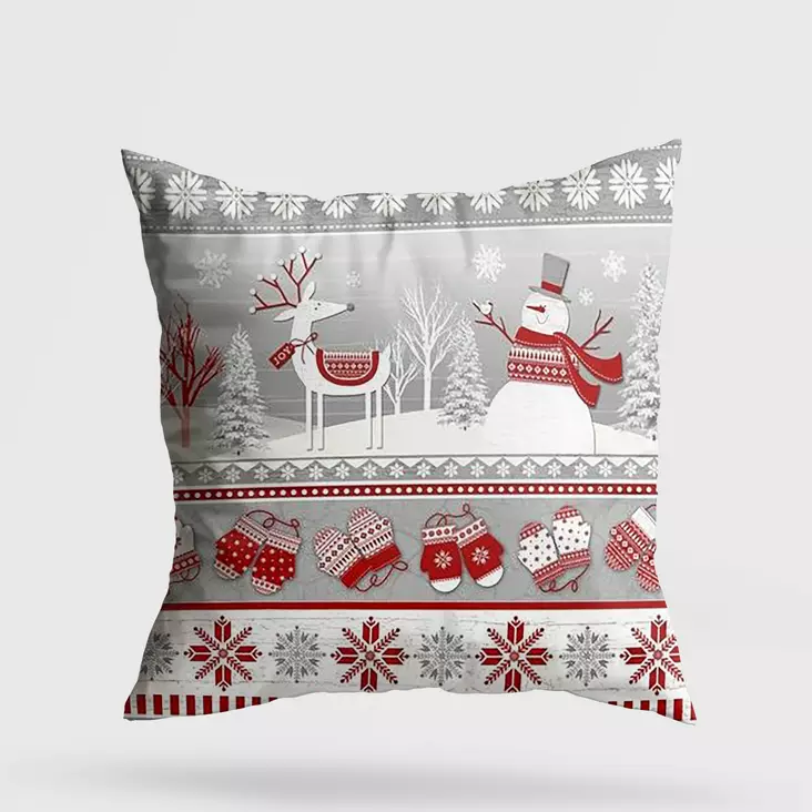 Kudde, flerfärgad, 43 x 43 cm, bekväm, stilren, praktisk - Kuddar och täcken - 8683743381395 - 1