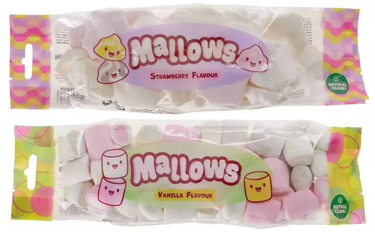 Marshmallows jordgubb och vanilj 138 g - Godis - 8713305820915 - 1