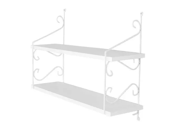 Vägghylla Hanah Home Seramoni 2'li Vit Spånskiva 72x51x20 cm - Vägghyllor - 8681181789025 - 1