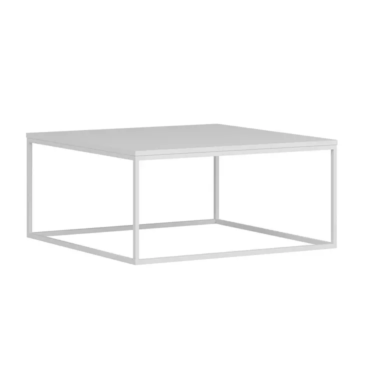 Soffbord Hanah Home Loni Vit Spånskiva 90x42x90 cm - Soffbord - 8684282259275 - 1