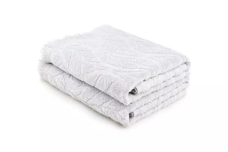 Handduk Set Mijölnir Ljusgrå 100% Bomull 50x90 cm & 50x90 cm - Handdukar - 8684282296485 - 1