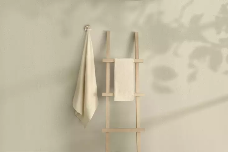 Badrumshandduk Set Mijölnir Krämvit 100% Bomull 50x90 cm & 90x150 cm - Handdukar - 8683743314195 - 1